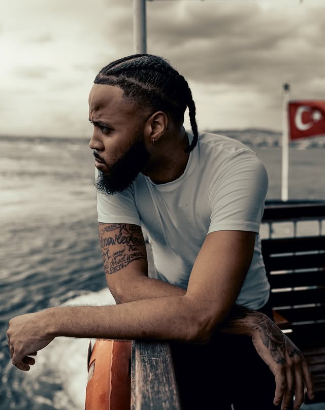 Lamont — portrait by the water