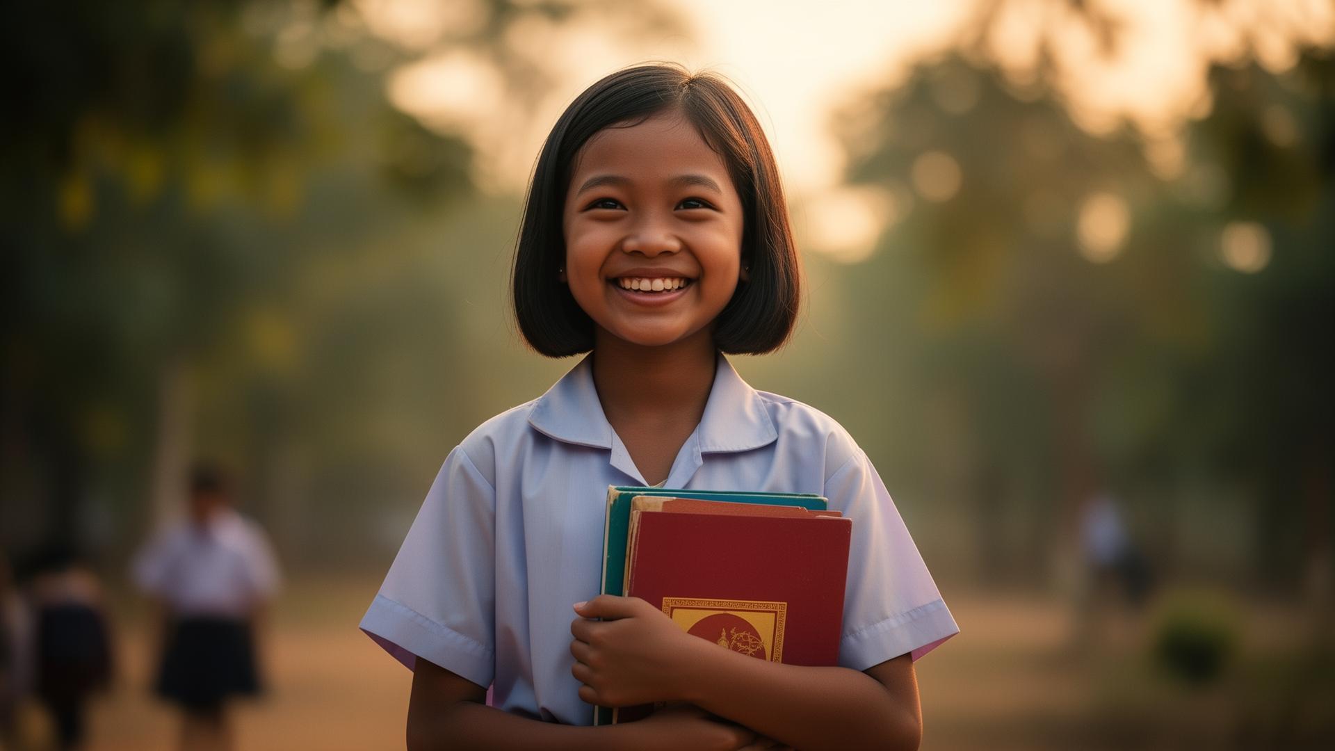 Savannah, hopeful student in Cambodia